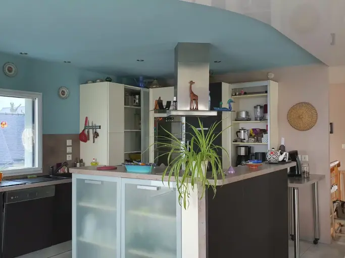 Maison comme dans un bateau vue rade de brest