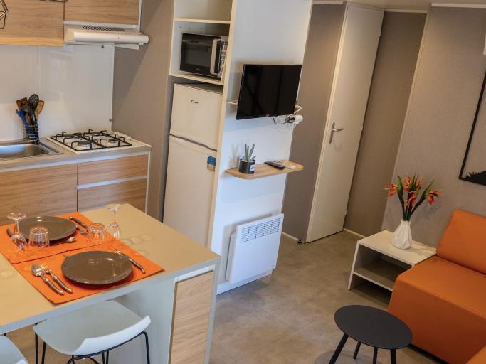 Mobile-home proche de la mer