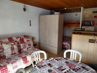 Le Corbier studio 32 m2 balcon sud vue pistes