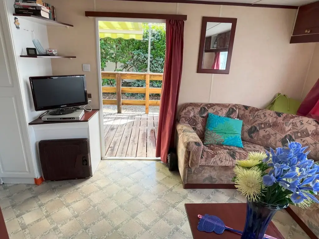 Loue Mobil home panoramique 2 chambres 4 personnes à Moliets(40) 300 m de l’océan
