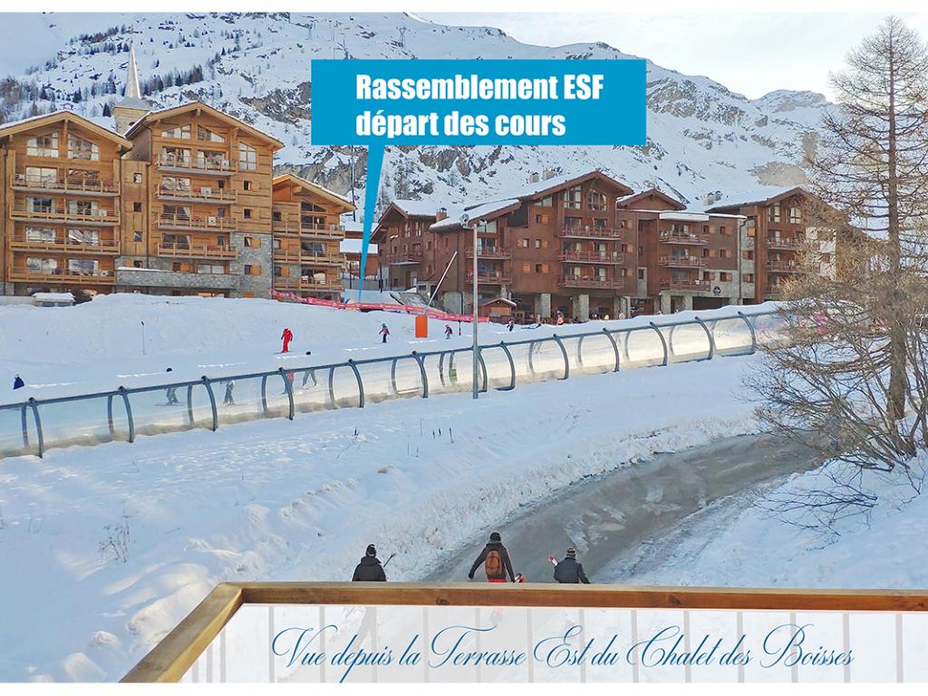 Le Chalet des Boisses, Ski aux pieds -Tignes 1800 -  10/14 personnes - 4 étoiles,  5ch, 5 pièces d'eau,  jacuzzi, hammam, coin feu... au bord des pistes avec vue sur le front de neige