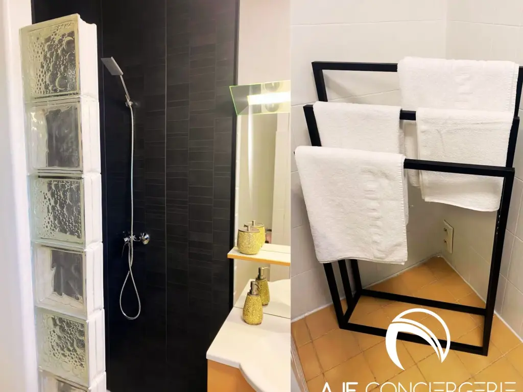 Cocon cosy avec velux à 2 pas de la mer avec garage sécurisé