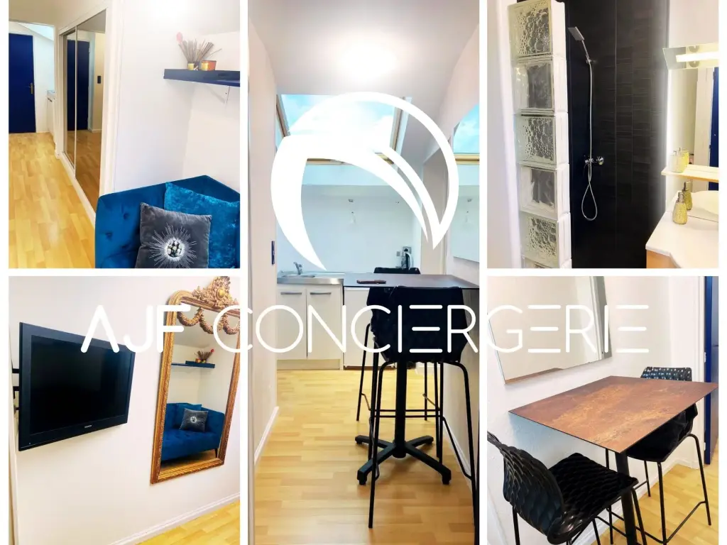 Cocon cosy avec velux à 2 pas de la mer avec garage sécurisé