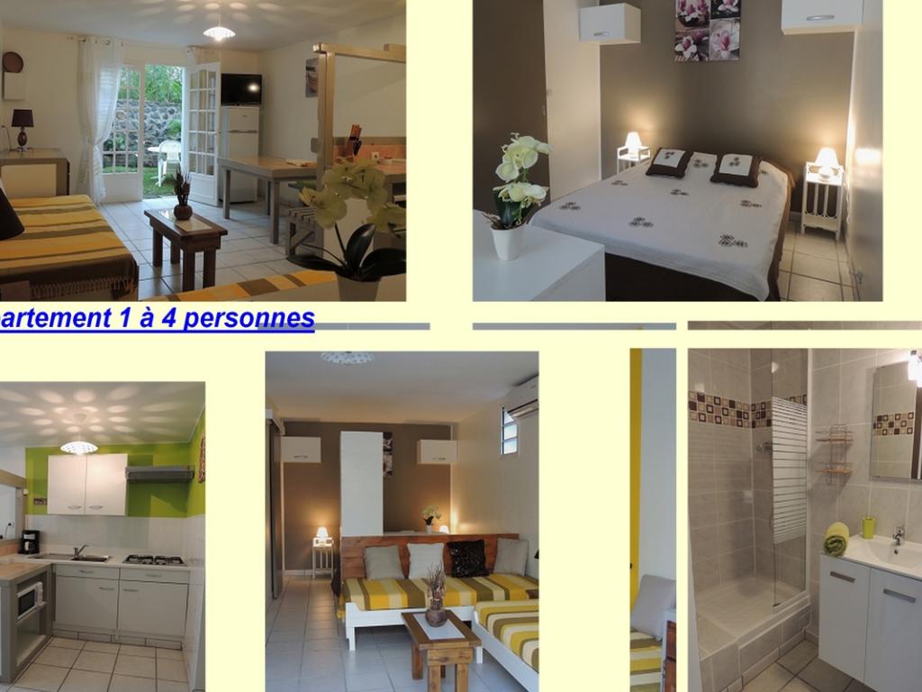 Meublé avec piscine 2 à 3 personnes ,en rez de chaussée de villa , accès indépendant
