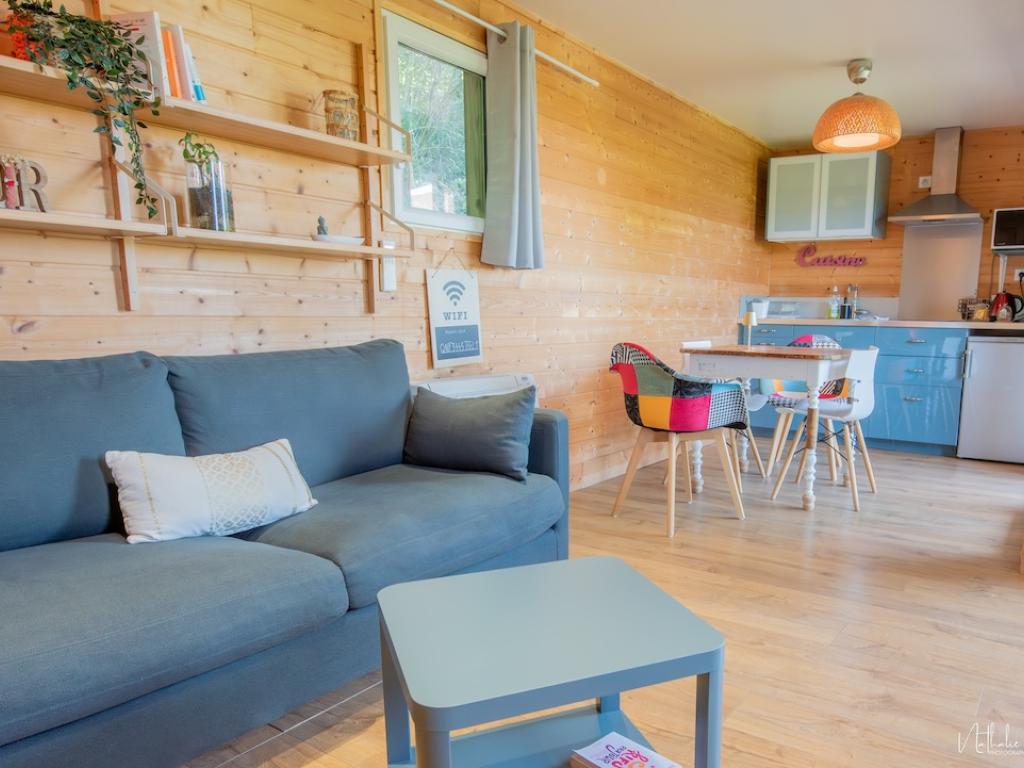 Chalet avec jacuzzi privatif