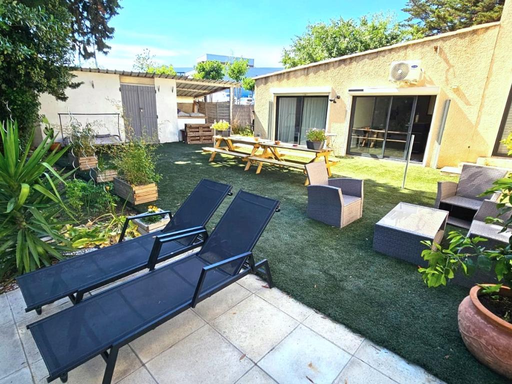 Villa montpellier 12 personnes très belles prestations
