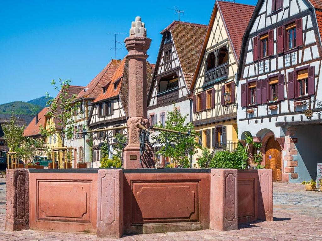 Gîte La Maison Bleue en Alsace à Bergheim, 2 personnes.