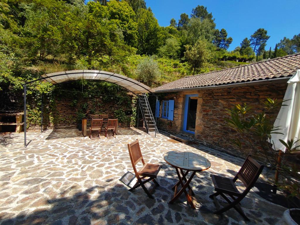 La Maison Bleue d'Ardèche - Gîte indépendant 3* avec piscine et rivière en Sud Ardèche