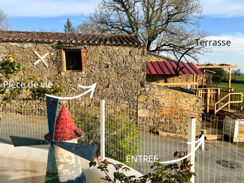 La Suite Longère : 2 chambres pour 5 avec terrasse vue sur le jardin et la piscine
