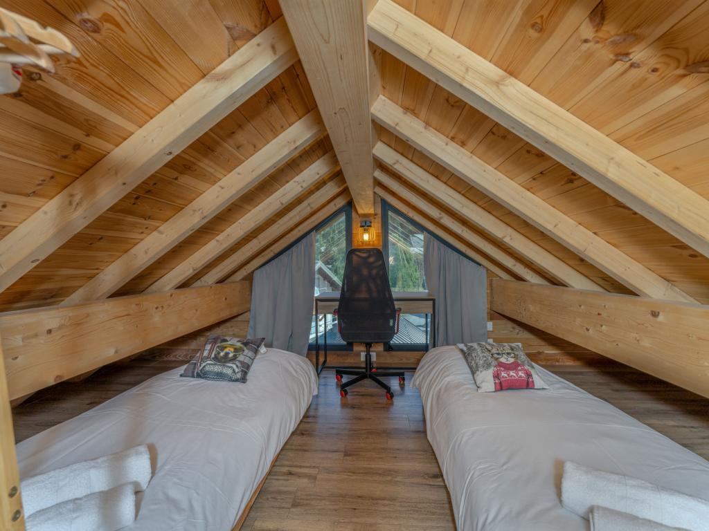 Chalet de luxe vue exceptionnelle montagne, salle de sport
