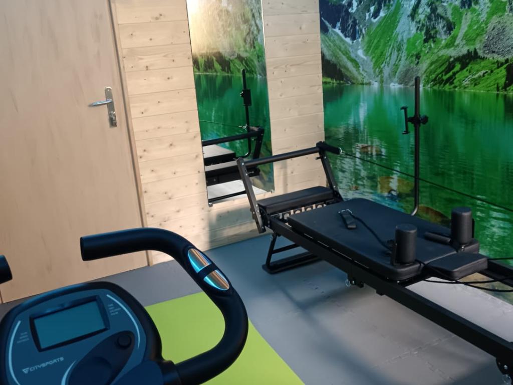 Chalet de luxe vue exceptionnelle montagne, salle de sport