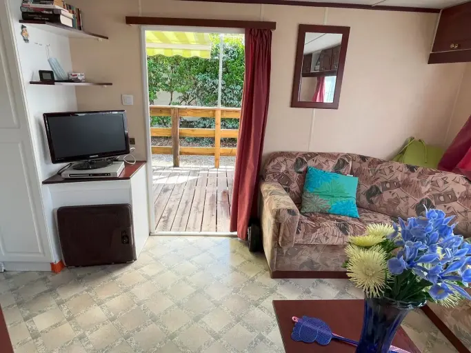 Loue Mobil home panoramique 2 chambres 4 personnes à Moliets(40) 300 m de l’océan