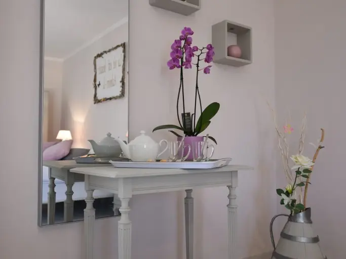 Chambre en bord de mer avec cuisine d'été à partager