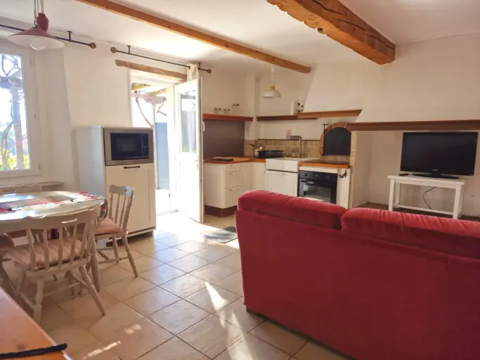 Gîte 2 personnes, vue Pyrénées, pleine nature, piscine