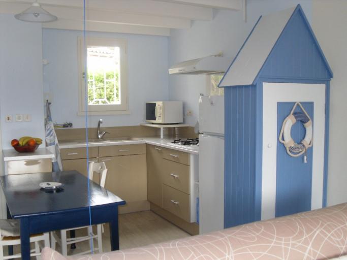 Maisonnette de vacances à Pontaillac (quartier résidentiel)