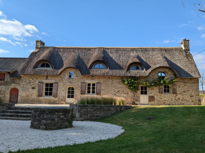 Maison familiale  Bretonne toit de chaume