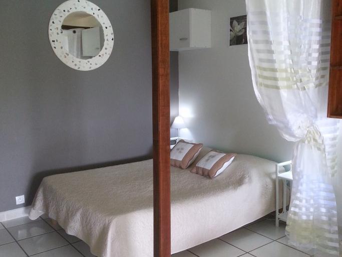 Meublé avec piscine 2 à 3 personnes ,en rez de chaussée de villa , accès indépendant