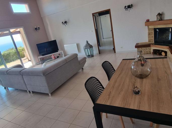 Maison avec vue exceptionnelle sur le golfe du Valinco et la baie de Cupabia