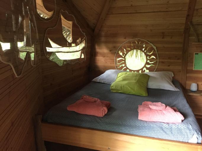 Des cabanes dans les arbres avec spa