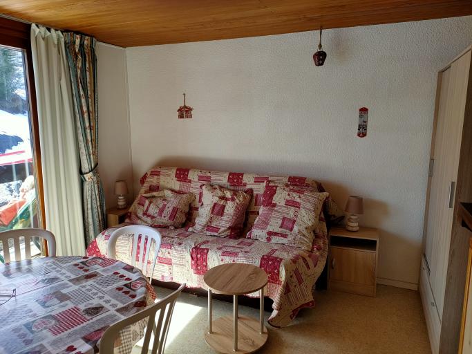 Le Corbier studio 32 m2 balcon sud vue pistes