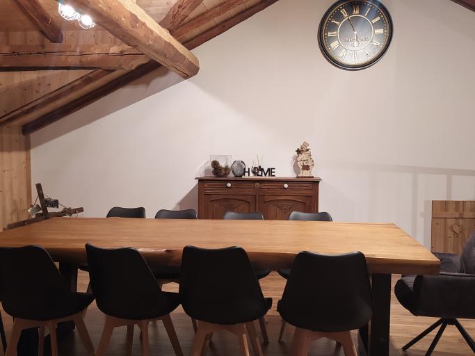 Location de vacances à la montagne :  chalet situé dans le domaine skiable "Les 3 Vallées", paisible et spacieux. Idéal pour les familles avec enfants