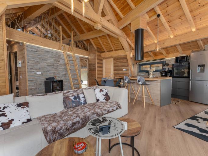 Chalet de luxe vue exceptionnelle montagne, salle de sport