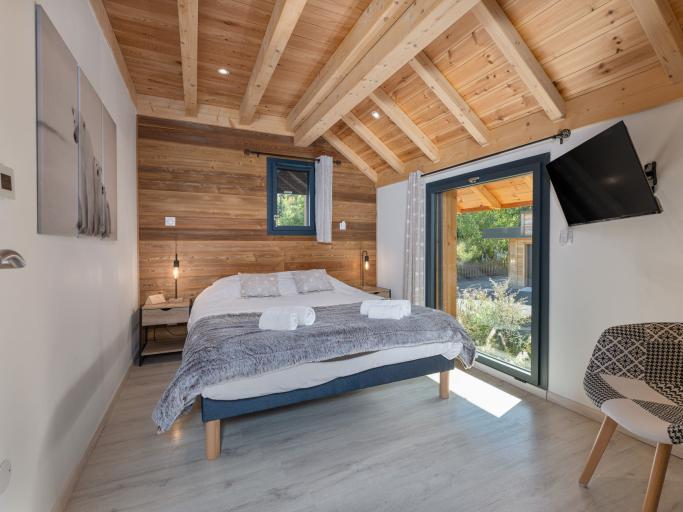 Chalet de luxe vue exceptionnelle montagne, salle de sport