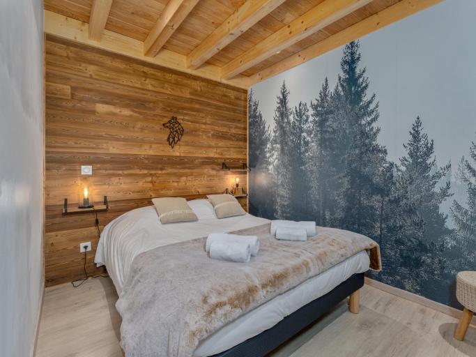 Chalet de luxe vue exceptionnelle montagne, salle de sport